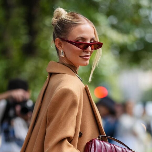 Gucci GG1779S 005 Sunglasses Reddish Havana Cat Eye Frame, Warm Brown Lenses - Picture 3 of 10